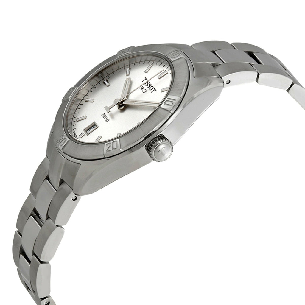 Tissot PR 100 Sport Chic Silver Dial Silver Steel Strap Watch for Women - T101.910.11.031.00 Buy Now By Tissot