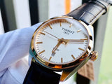 Tissot T Classic PR 100 Quartz White Dial Brown Leather Strap Watch for Men - T101.410.26.031.00 Buy Now By Tissot
