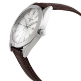 Tissot Gentlemen Silver Dial Brown Leather Strap Watch for Men - T127.410.16.031.01 Buy Now By Tissot