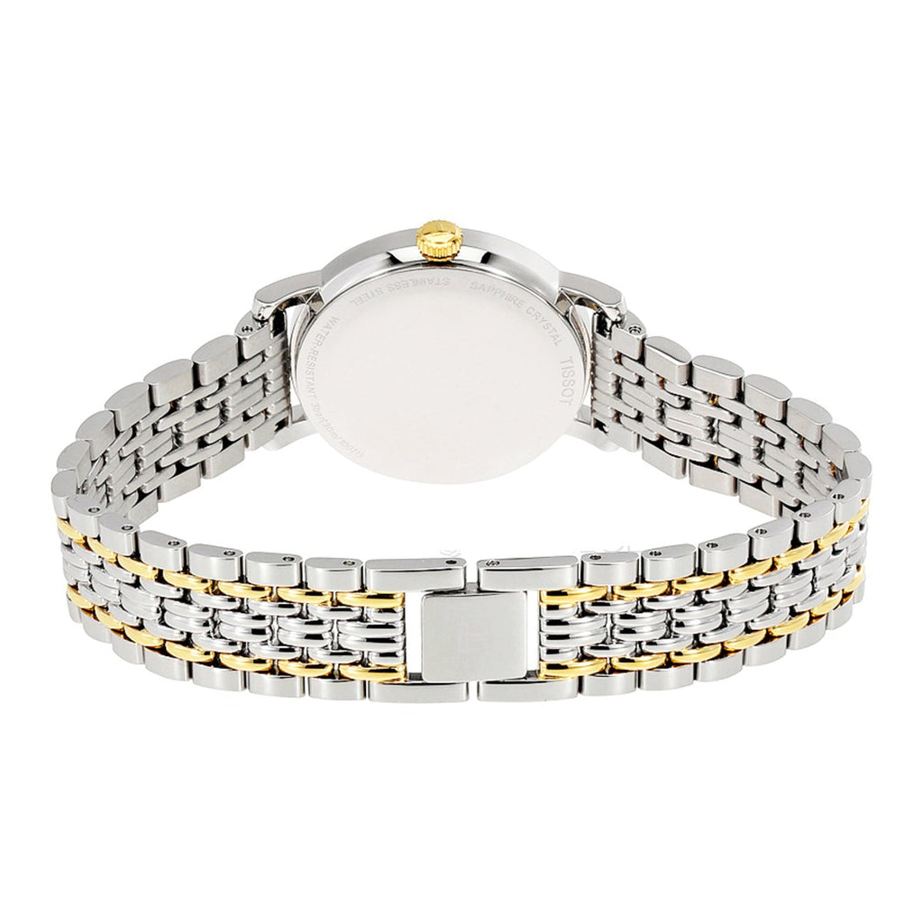 Tissot T Classic Everytime Small White Dial Two Tone Mesh Bracelet Watch For Women - T109.210.22.031.00 Buy Now By Tissot