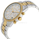 Michael Kors Ritz White Dial Two Tone Steel Strap Watch for Women - MK6474 Buy Now By Michael Kors