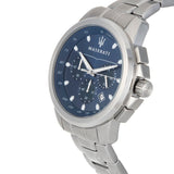 Maserati Successo Chronograph Blue Dial Silver Steel Strap Watch For Men - R8873621002 Buy Now By Maserati