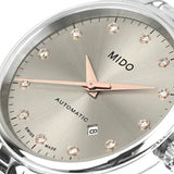 Mido Baroncelli III Automatic Silver Dial Silver Steel Strap Watch For Women - M7600.4.21.1 Buy Now By Mido