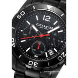Coach Kent Chronograph Black Dial Black Steel Strap Watch for Men - 14602554 Buy Now By Coach
