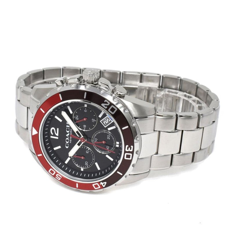 Coach Kent Black Dial Silver Steel Strap Watch for Men - 14602556 Buy Now By Coach