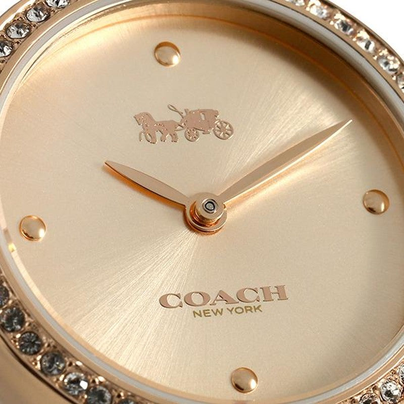 Coach Park Signature Rose Gold Dial Rose Gold Steel Strap Watch for Women - 14503172 Buy Now By Coach