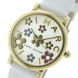 Marc Jacobs Roxy White Dial White Leather Strap Watch for Women - MJ1607 Buy Now By Marc Jacobs