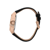 Maserati Potenza Automatic Rose Gold Dial Black Leather Strap Watch For Men - R8821108002 Buy Now By Maserati