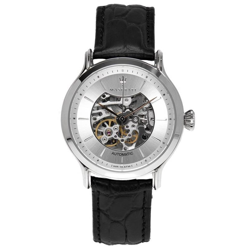 Maserati Epoca Automatic Skeleton Mechanical Silver Dial Watch For Men - R8821118003 Buy Now By Maserati