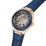 Maserati Triconic Skeleton Black Dial Blue Leather Strap Watch For Men - R8821139001 Buy Now By Maserati