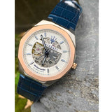Maserati Stile Automatic Limited Edition White Dial Blue Leather Strap Watch For Men - R8821142001 Buy Now By Maserati