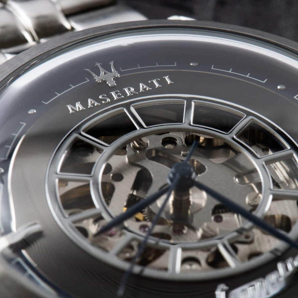 Maserati Ricordo Automatic Gray Dial Silver Steel Strap Watch For Men - R8823133003 Buy Now By Maserati