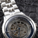 Maserati Ricordo Automatic Skeleton Silver Dial Silver Steel Strap Watch For Men - R8823133005 Buy Now By Maserati