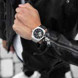 Maserati Stile Skeleton Automatic Black Dial Silver Steel Strap Watch For Men - R8823142002 Buy Now By Maserati