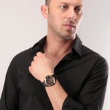 Maserati Potenza Quartz Black Dial Black Leather Strap Watch For Men - R8851108032 Buy Now By Maserati