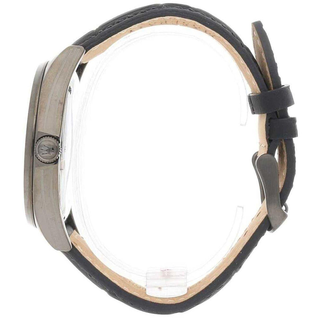 Maserati Circuito Blue Dial Black Leather Strap Watch For Men - R8851127002 Buy Now By Maserati