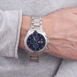 Maserati Traguardo Blue Dial Silver Steel Strap Watch For Men - R8853112505 Buy Now By Maserati