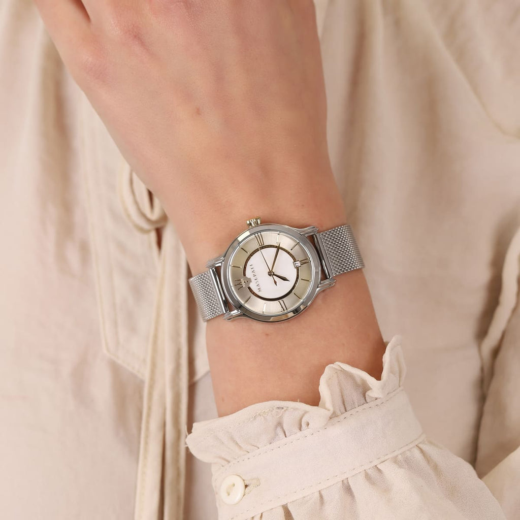 Maserati Epoca Mother of Pearl Dial Silver Mesh Strap Watch For Women - R8853118504 Buy Now By Maserati