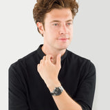 Maserati Tradizione Black Dial Silver Steel Strap Watch For Men - R8853125002 Buy Now By Maserati