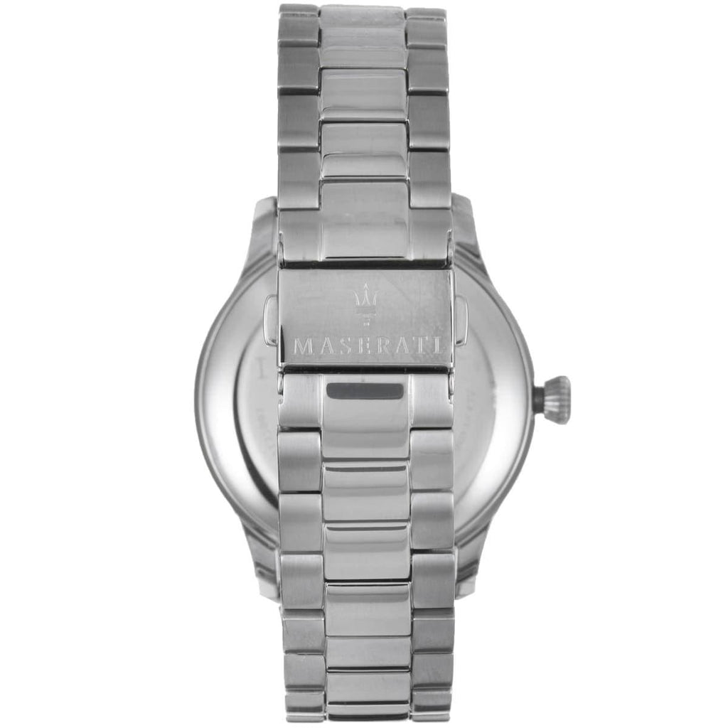 Maserati Tradizione Black Dial Silver Steel Strap Watch For Men - R8853125002 Buy Now By Maserati