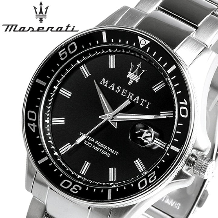 Maserati SFIDA Quartz Black Dial Stainless Steel Watch For Men - R8853140002 Buy Now By Maserati