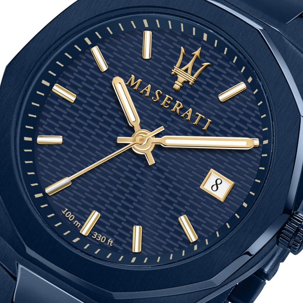 Maserati Guilloche Blue Edition 42mm Stainless Steel Watch For Men - R8853141001 Buy Now By Maserati