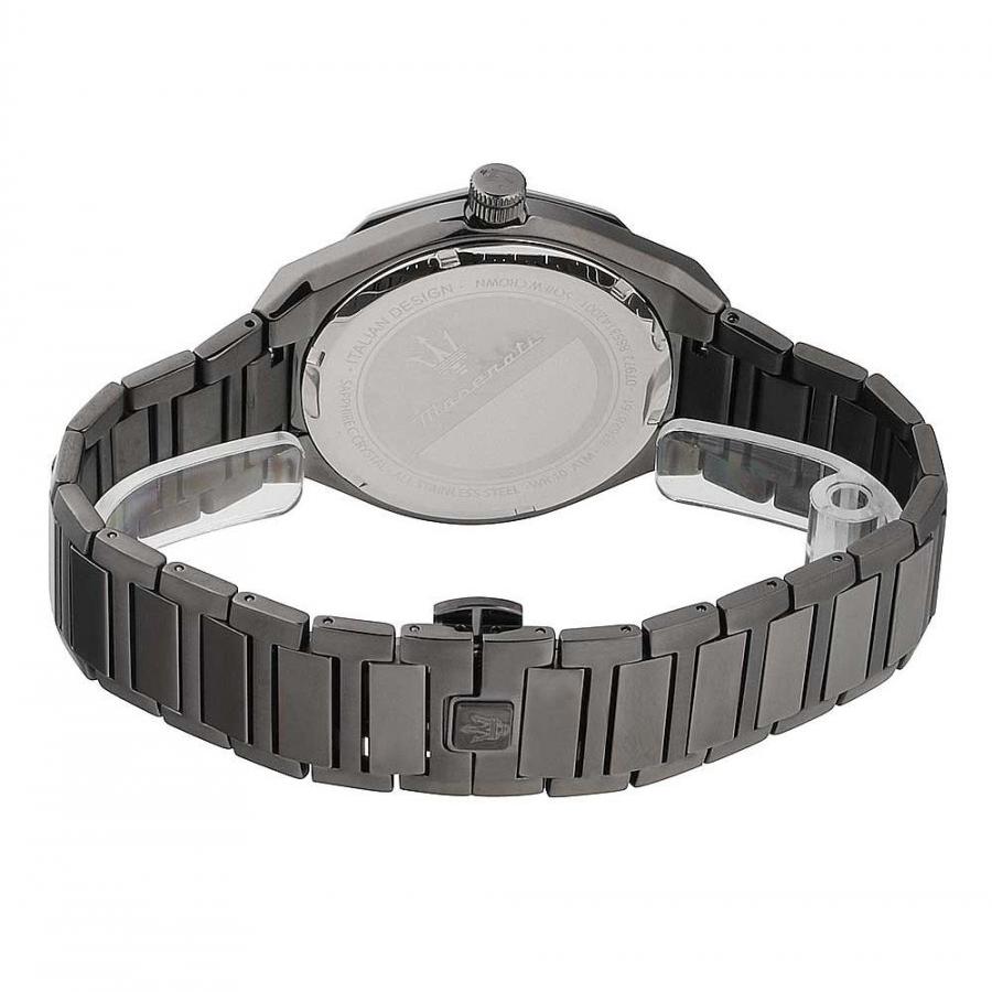 Maserati Stile Quartz Black Dial Black Steel Strap Watch For Men - R8853142001 Buy Now By Maserati