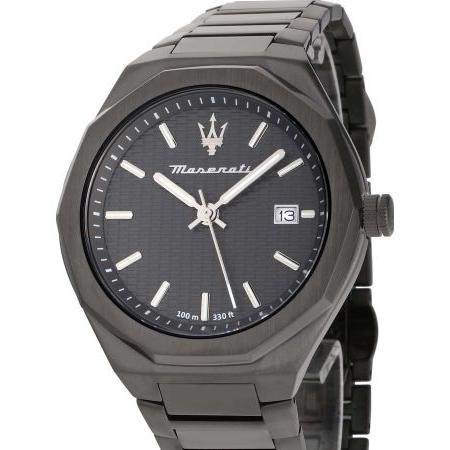 Maserati Stile Quartz Black Dial Black Steel Strap Watch For Men - R8853142001 Buy Now By Maserati