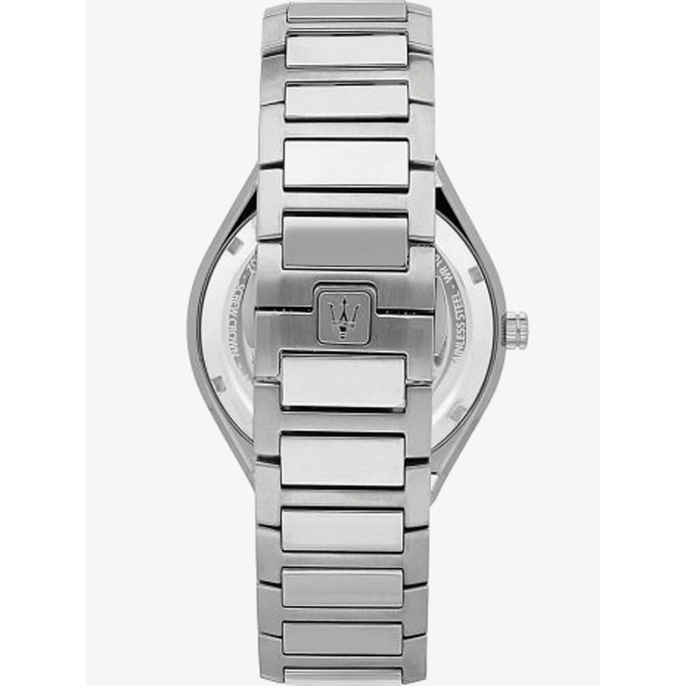 Maserati Stile Analog Black Dial Silver Steel Strap Watch For Men - R8853142003 Buy Now By Maserati