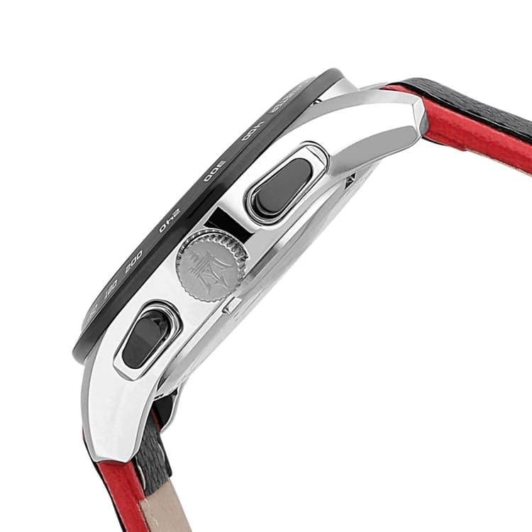 Maserati Traguardo Black Dial Black Leather Strap Watch For Men - R8871612028 Buy Now By Maserati