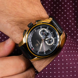 Maserati Traguardo Chronograph Black Dial Black Leather Strap Watch For Men - R8871612033 Buy Now By Maserati