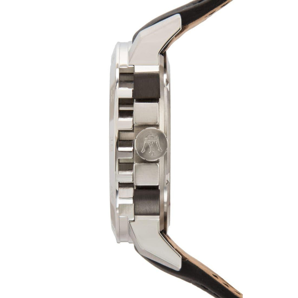 Maserati Ingegno Chronograph Black Dial Black Leather Strap Watch For Men - R8871619004 Buy Now By Maserati