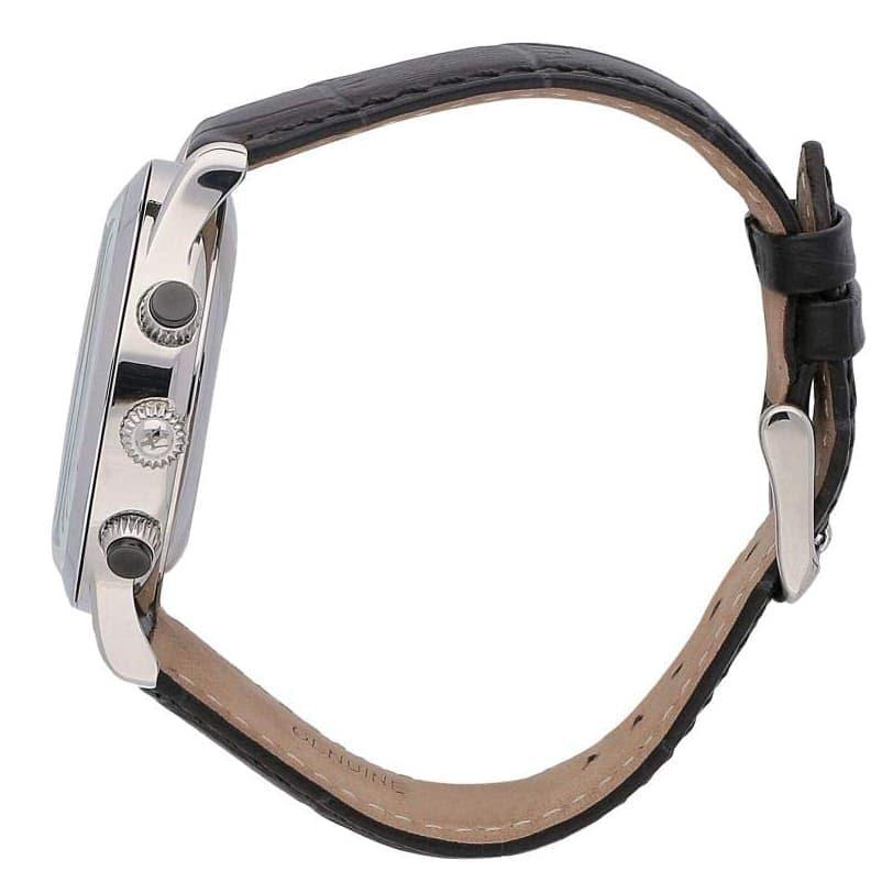 Maserati Ricordo Silver Dial Black Leather Strap Watch For Men - R8871633001 Buy Now By Maserati