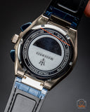 Maserati Triconic Chronograph White Dial Blue Leather Strap Watch For Men - R8871639001 Buy Now By Maserati