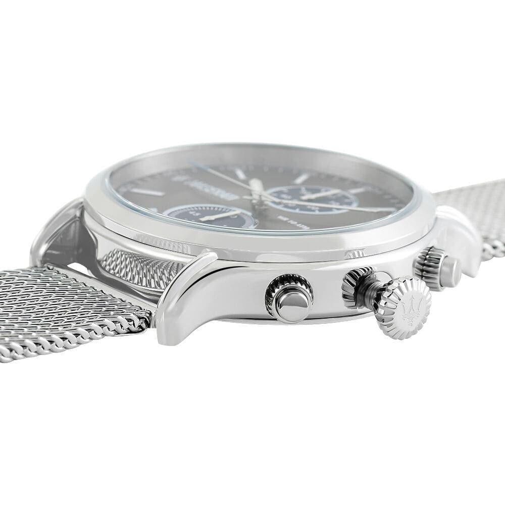 Maserati Epoca 42mm Black Dial Steel Silver Mesh Bracelet Watch For Men - R8873618003 Buy Now By Maserati