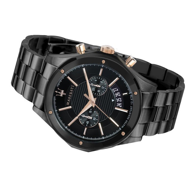 Maserati Circuito Black Dial Black Steel Strap Watch For Men - R8873627001 Buy Now By Maserati