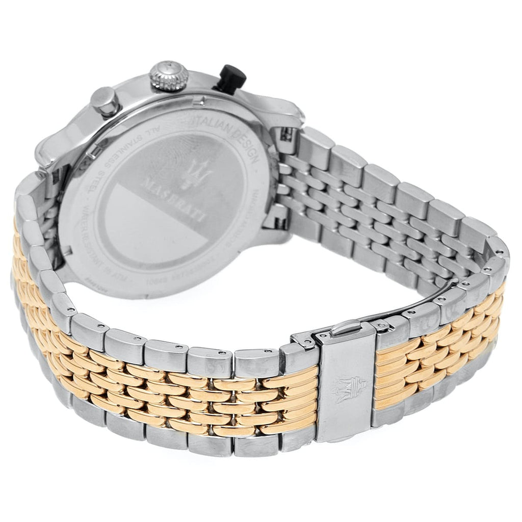 Maserati Legend Chronograph Ivory White Dial Two Tone Steel Strap Watch For Men - R8873638002 Buy Now By Maserati