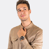 Maserati SFIDA Chronograph Black Dial Two Tone Steel Strap Watch For Men - R8873640002 Buy Now By Maserati