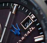 Maserati Successo Solar Black Dial Grey Steel Strap Watch For Men - R8873645001 Buy Now By Maserati