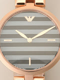 Emporio Armani Arianna Quartz Grey Dial Rose Gold Steel Strap Watch For Women - AR11220 Buy Now By Emporio Armani