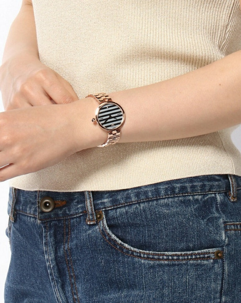 Emporio Armani Arianna Quartz Grey Dial Rose Gold Steel Strap Watch For Women - AR11220 Buy Now By Emporio Armani