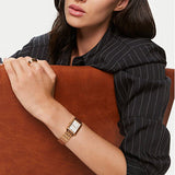 Fossil Raquel Three Hand Date White Dial Rose Gold Steel Strap Watch For Women - ES5271 Buy Now By Fossil