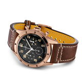 Breitling Avi 1953 Edition Black Dial Brown Leather Strap Watch for Men - RB0920131B1X1 Buy Now By Breitling