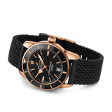 Breitling Superocean Heritage II B20 42mm Black Dial Black Mesh Bracelet Mens Watch - UB2010121B1S1 Buy Now By Breitling