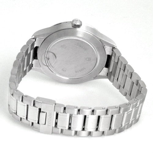 Tudor Style Automatic Black Dial Silver Steel Strap Watch for Men - M12710-0003 Buy Now By Tudor