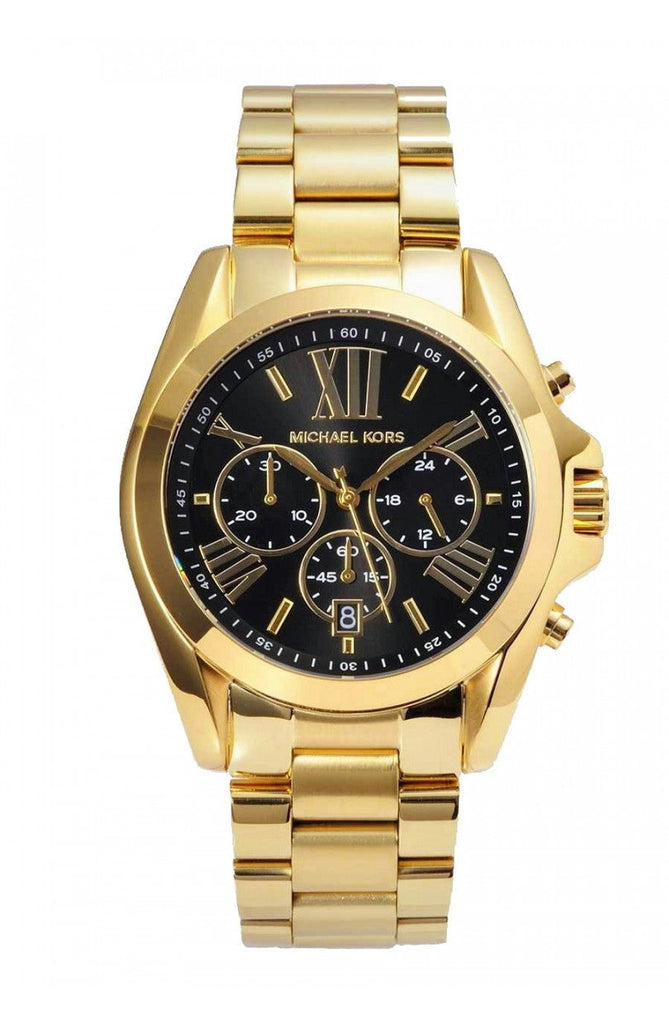 Michael Kors Bradshaw Black Dial Gold Steel Strap Watch for Women - MK5739 Buy Now By Michael Kors