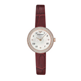 Emporio Armani Rosa Two Hand White Dial Red Leather Strap Watch For Women - AR11357 Buy Now By Emporio Armani