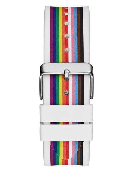 Guess Phoenix Analog White Dial White Silicone Strap Watch for Men - GW0720G1 Buy Now By Guess