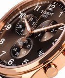 Tissot T Sport Chrono XL Classic Brown Dial Brown Leather Strap Watch For Men - T116.617.36.057.01 Buy Now By Tissot