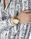 Michael Kors Runway Gold Dial Gold Steel Strap Watch for Men - MK8077 Buy Now By Michael Kors